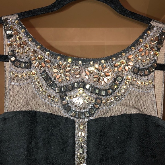 BCBG Beaded Cocktail Dress - Picture 4 of 5